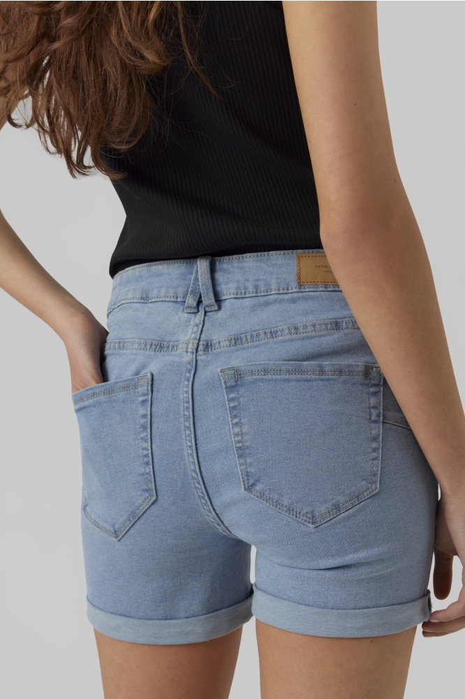 VMLUNA MR FOLD SHORTS MIX GA NOOS 10279489 Light Blue Denim